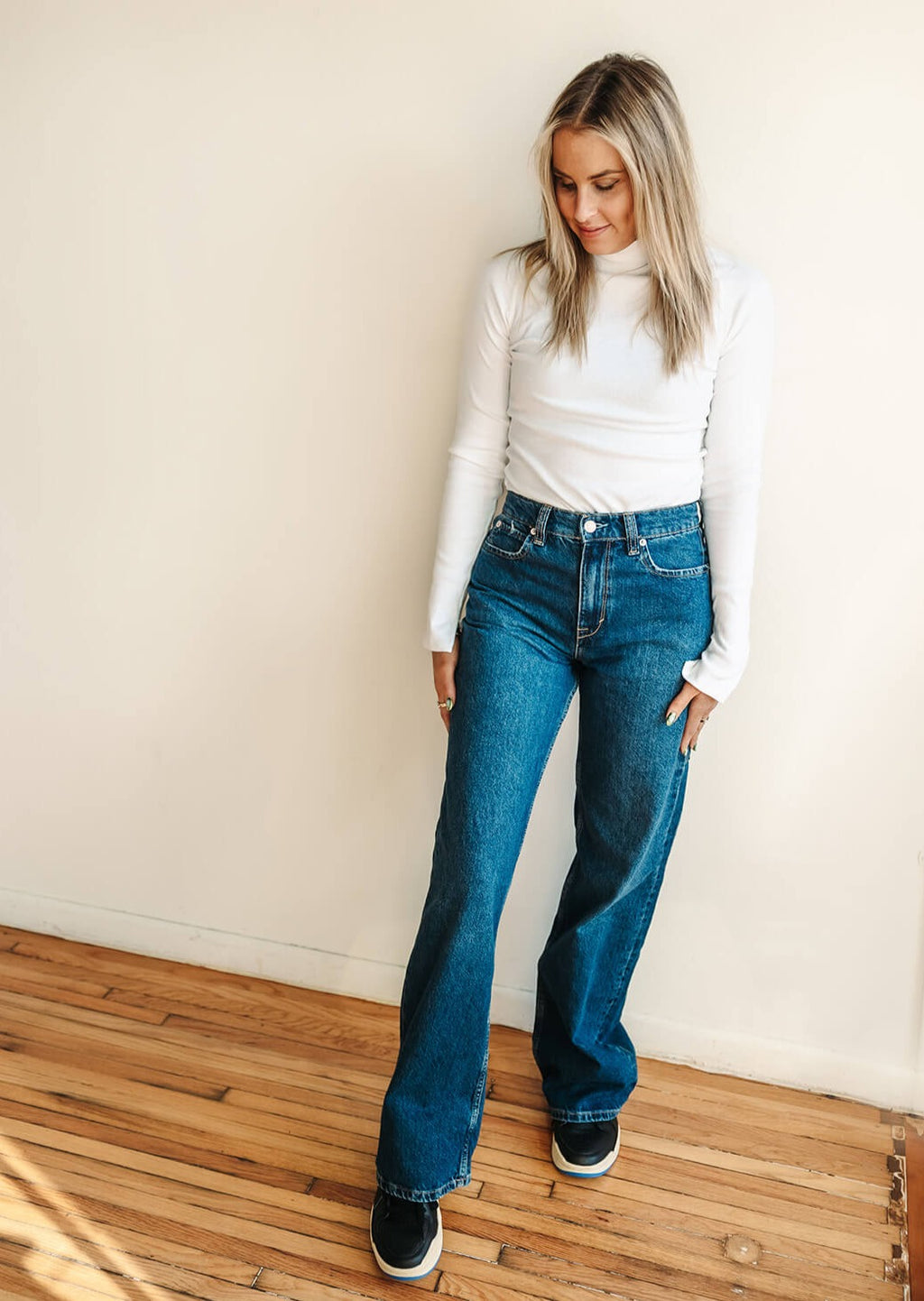 Free People We the Free Tinsley High Waist Baggy Jeans