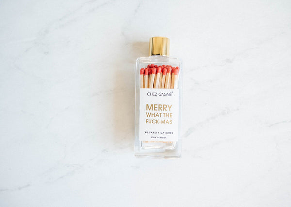 arlo-merry-what-the-fuck-mas-glass-bottle-holiday-matches