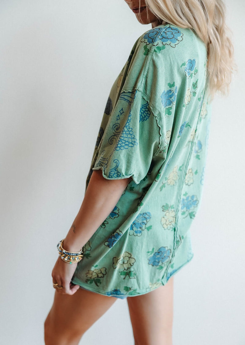 arlo-free-people-nina-printed-boheme-tee-green-combo