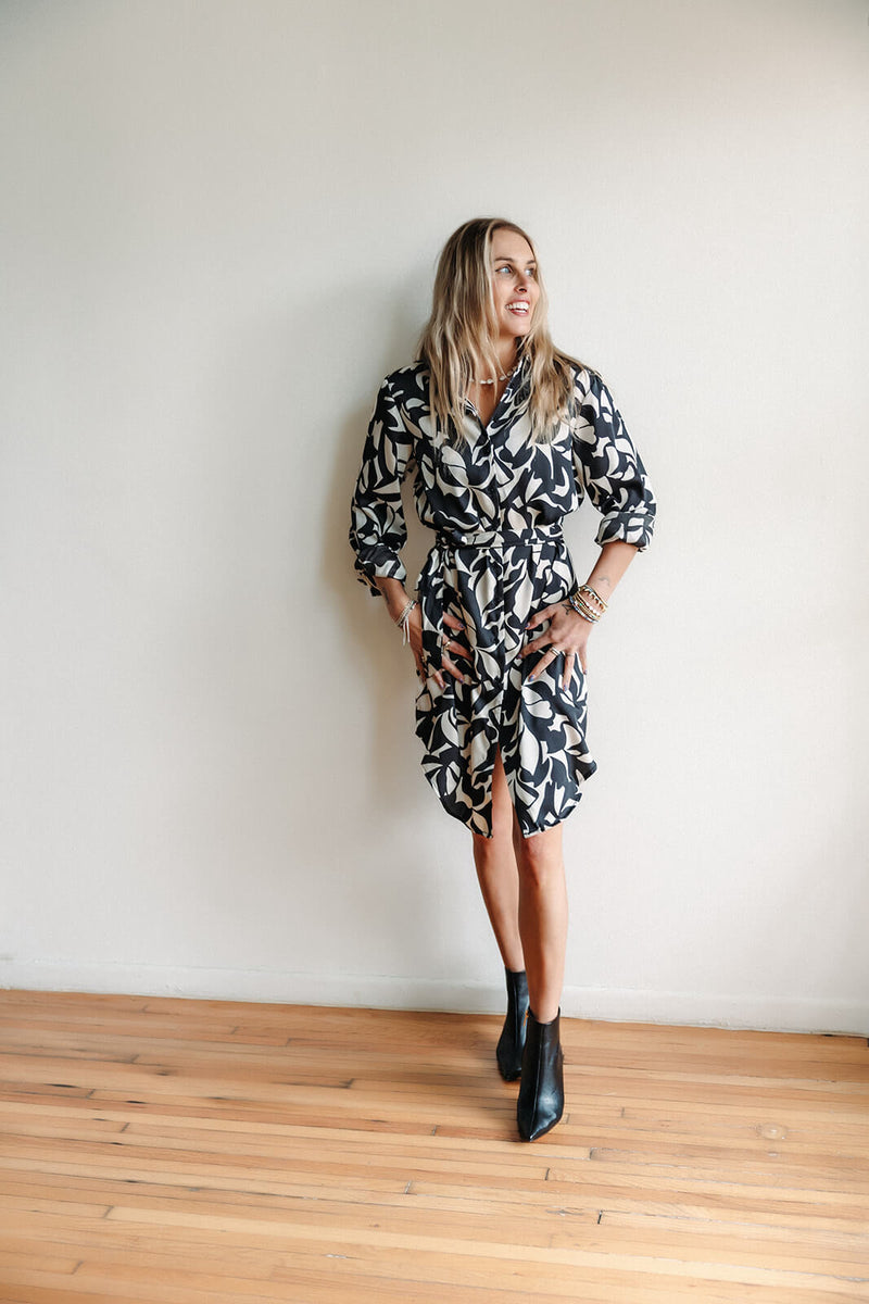 arlo-dex-satin-black-white-floral-printed-wrap-dress