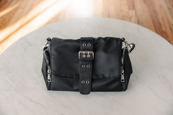 Double Button Shoulder Bag