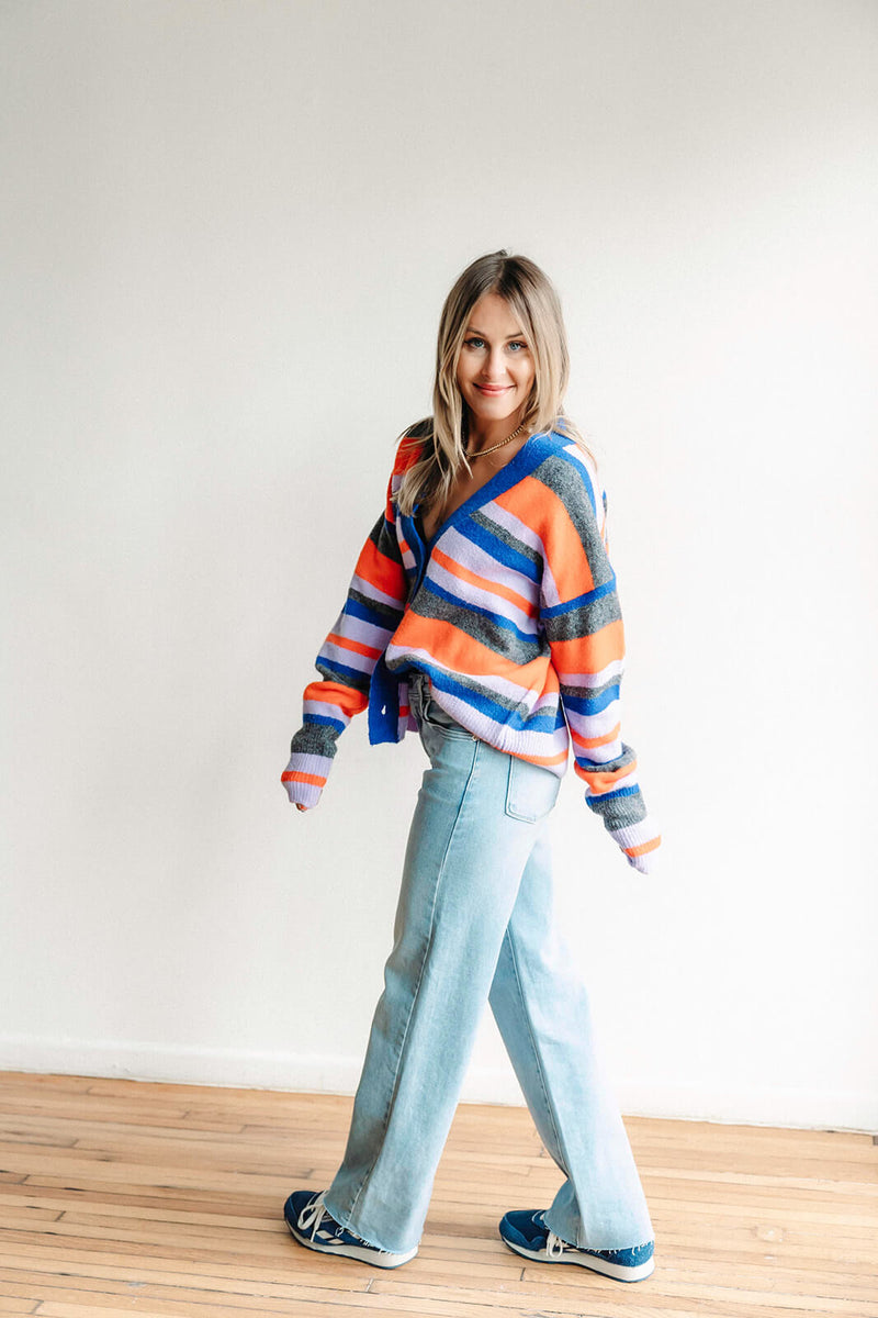 arlo-la-biz-royal-combo-cardi-bold-colorful-stripes