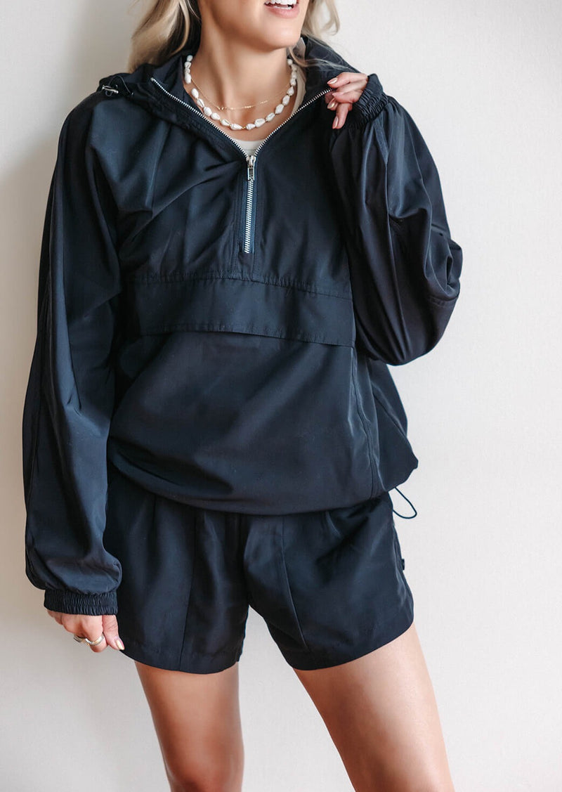 arlo-la-biz-black-hooded-rain-track-jacket