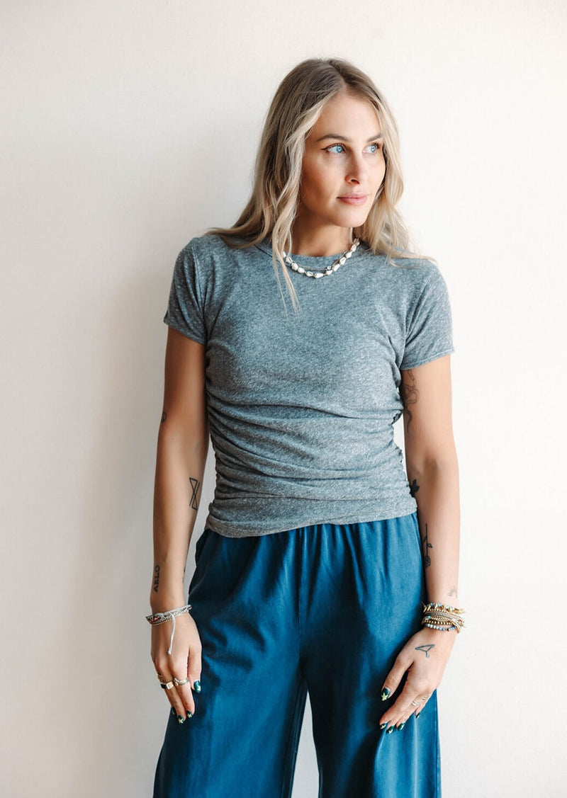 arlo-izzie-heathered-ruched-tee